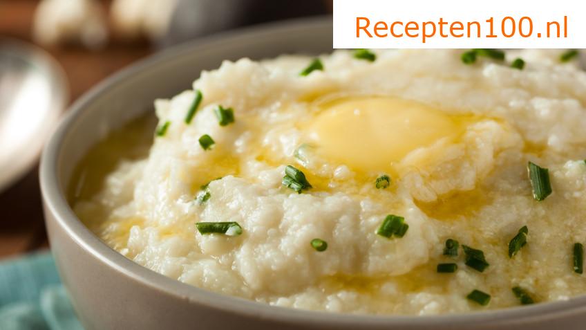 Aardappel-bloemkoolpuree