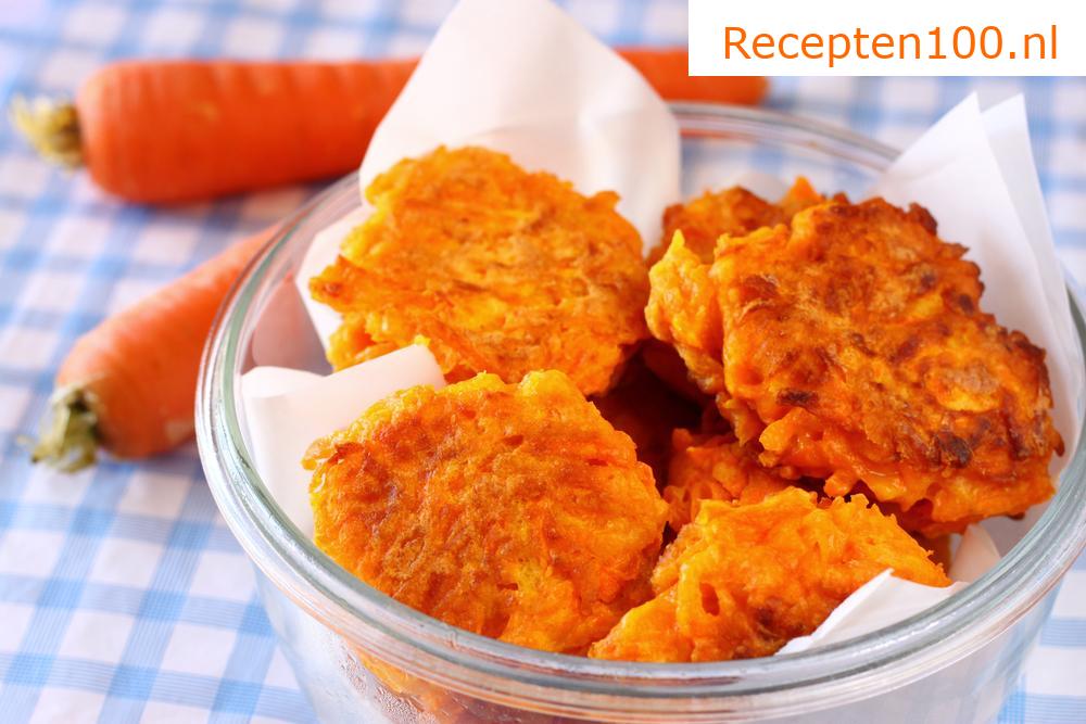 Aardappel-wortelpannenkoeken