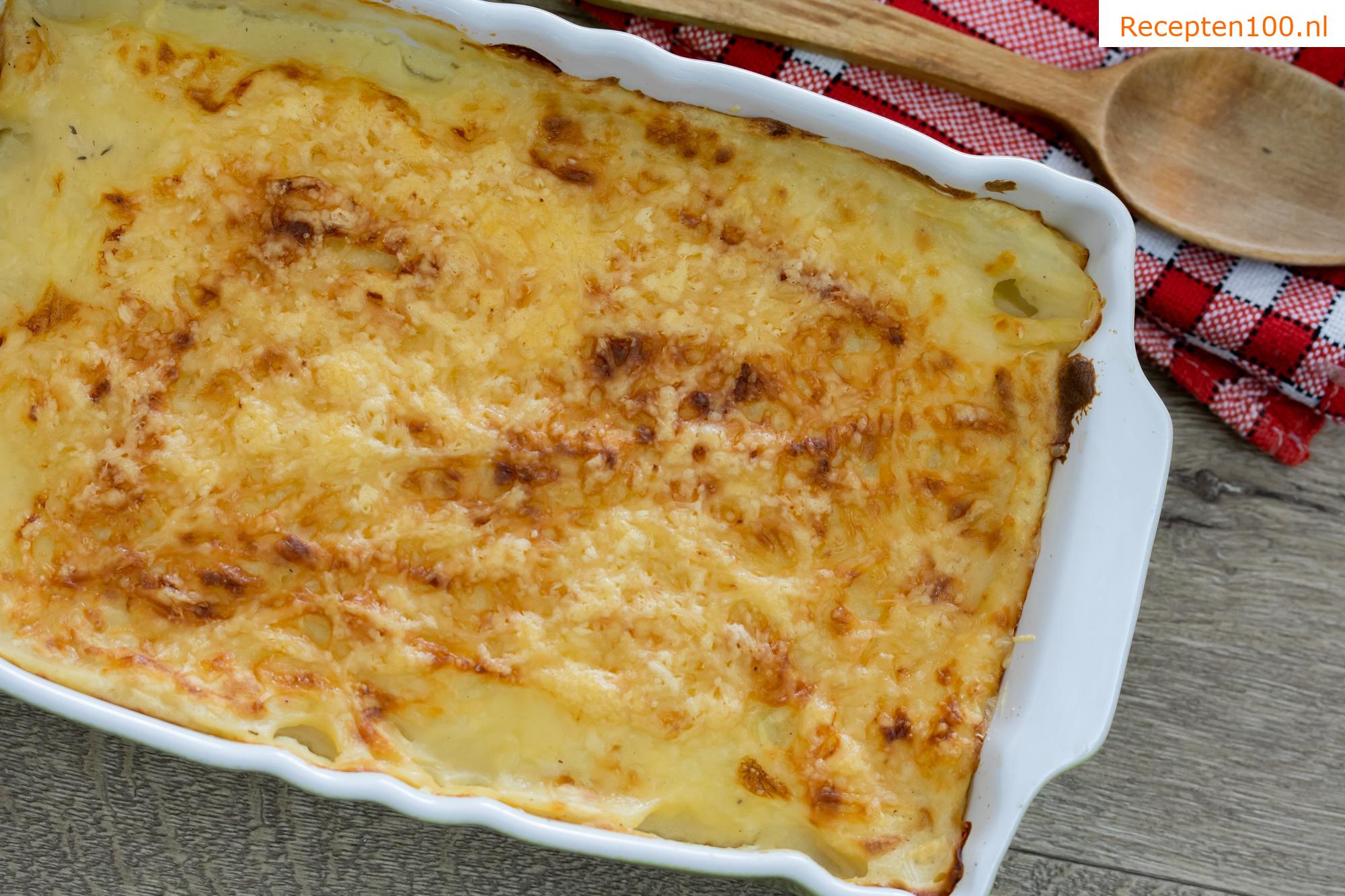 Bloemkoolgratin met kaas