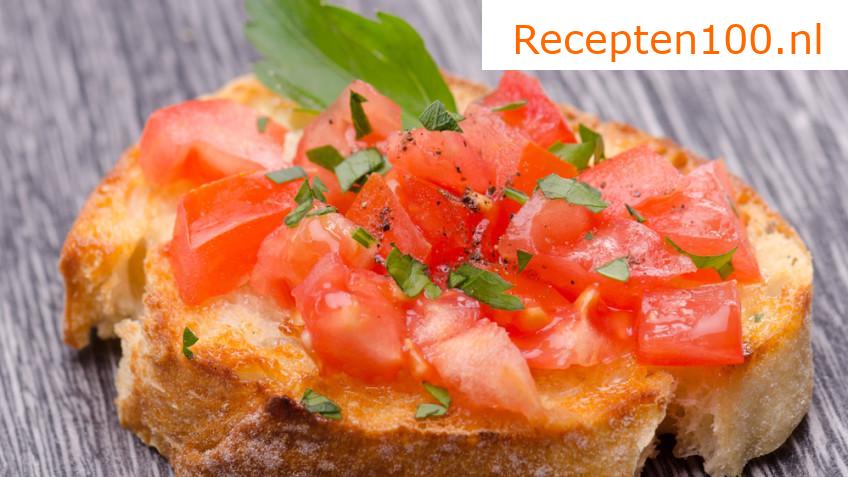 Bruschetta met tomaten