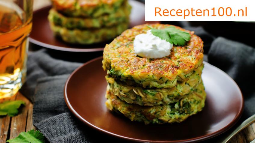 Courgetteburgers met camembert