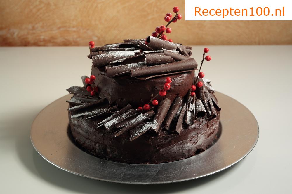 Eenvoudige chocoladecake