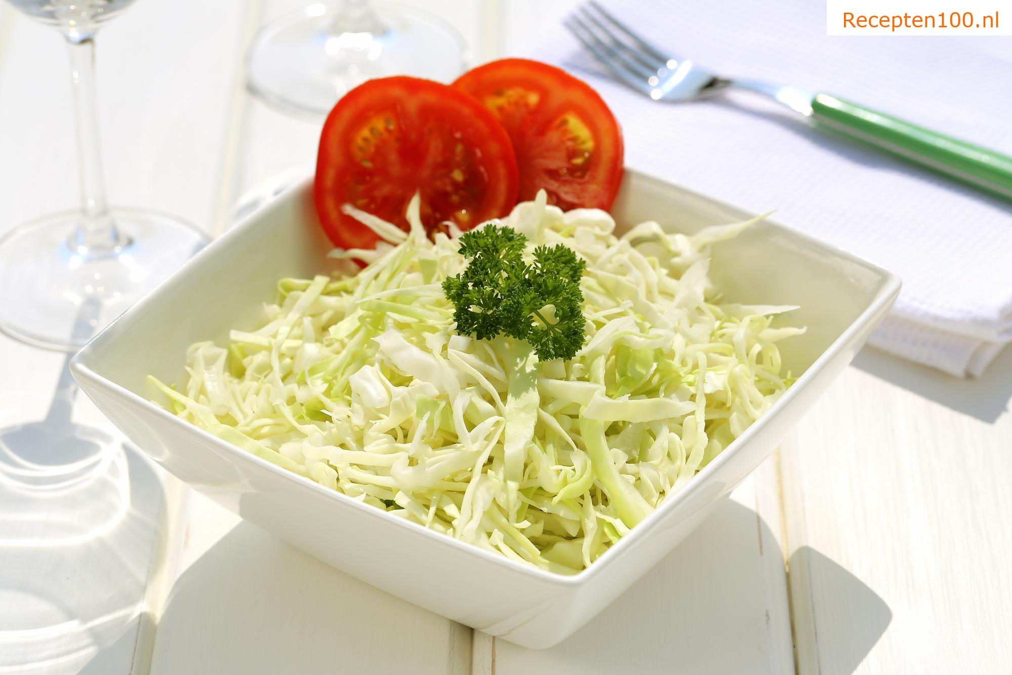 Eenvoudige koolsalade