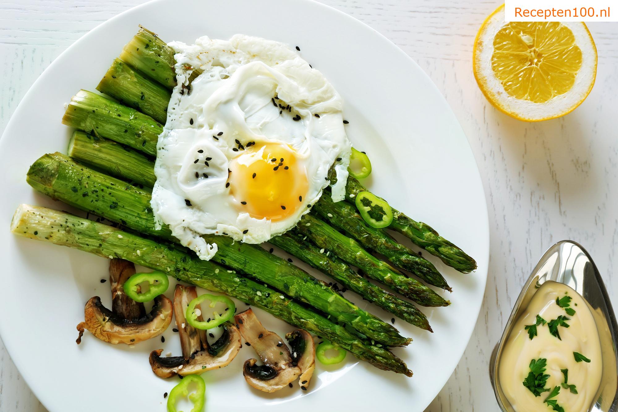 Gefrituurde asperges