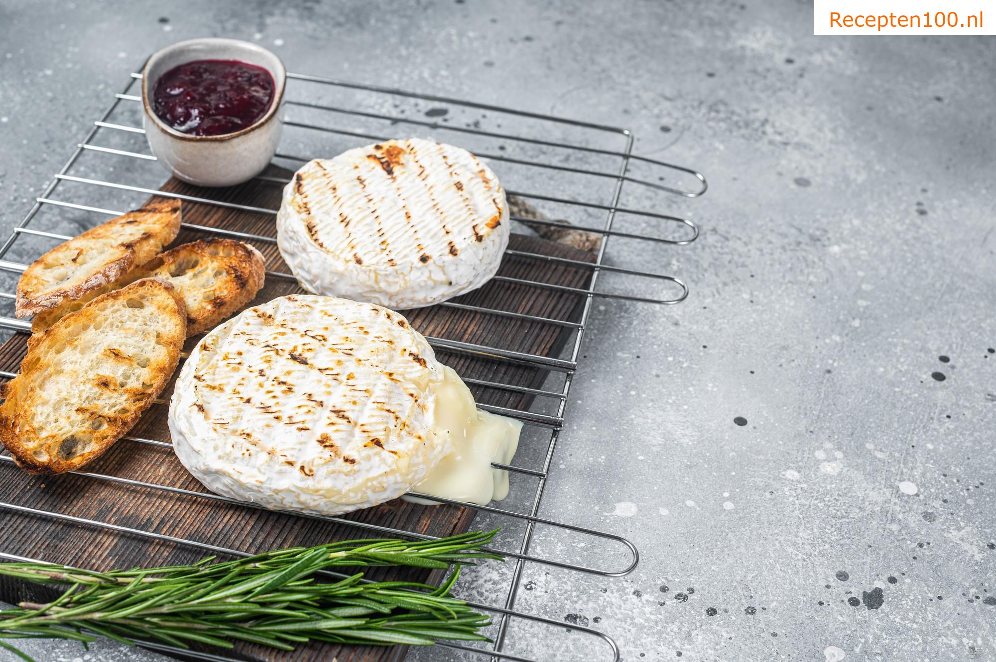 Gegrilde camembert