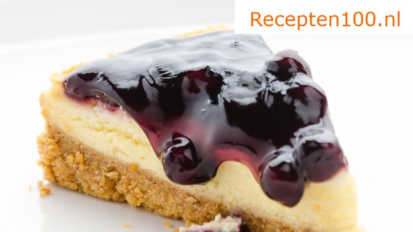 Gemakkelijke en heerlijke cheesecake met bosbessen volgens Líza