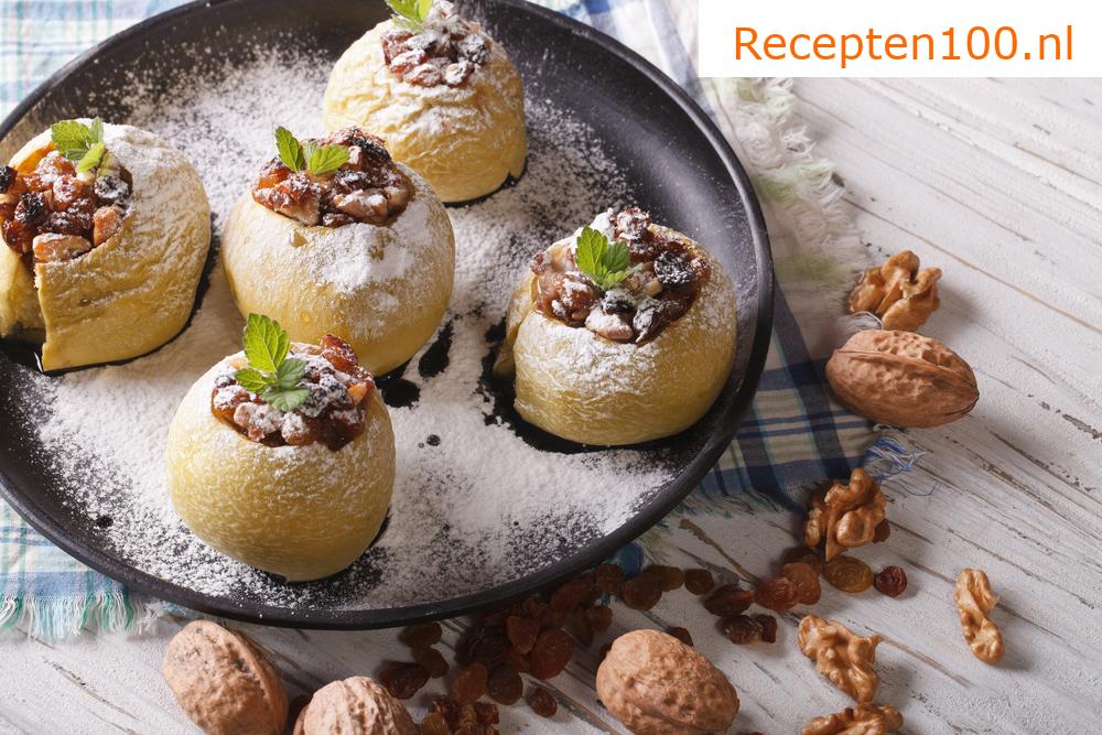 Gepofte kwartels met appels