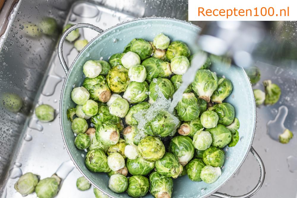 Gestoofde spruitjes met broccoli