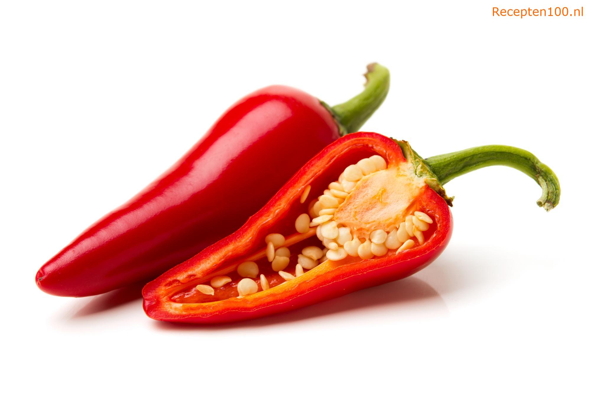 Gevulde paprika's met geitenkaas