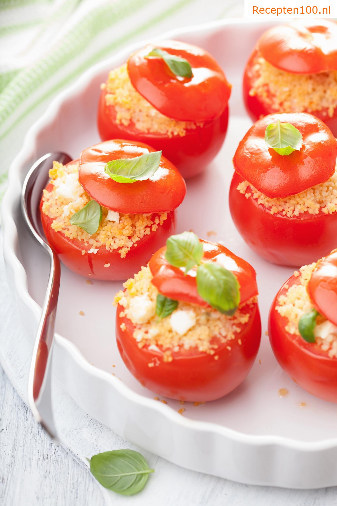 Gevulde tomaten met couscous