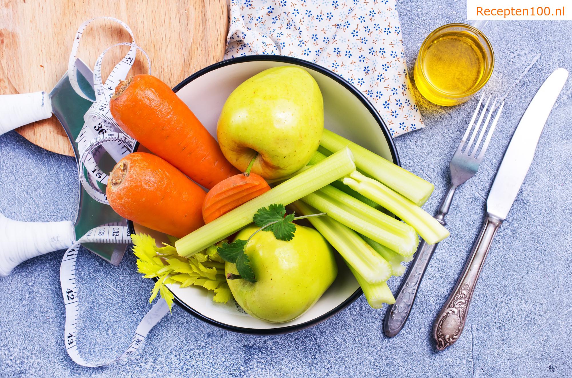 Groentesalade met appels