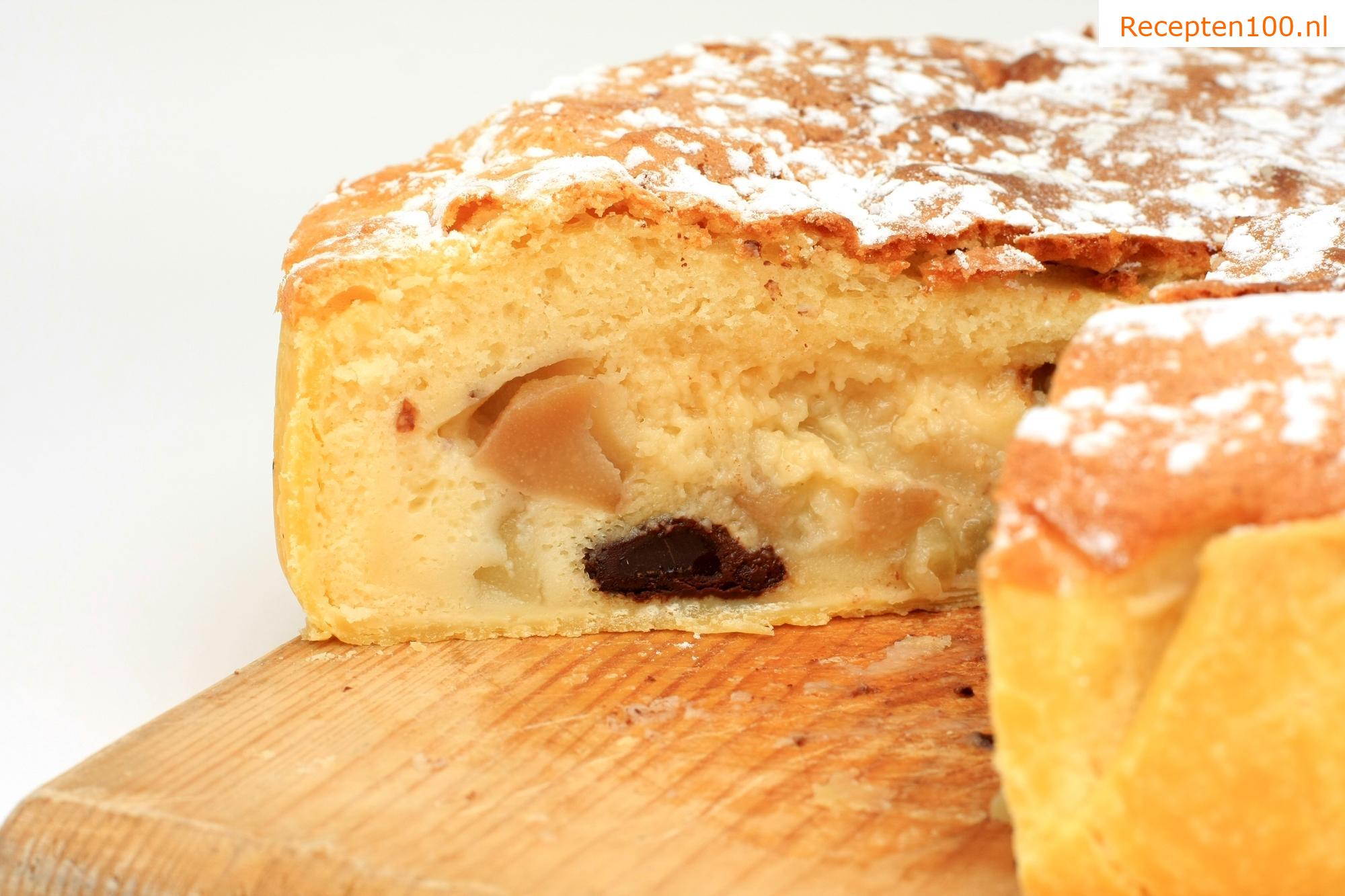 Kerstwrongelstollen met tofu zonder gluten, melk en eieren