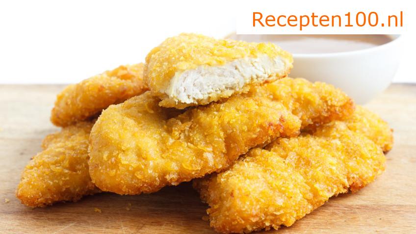 Kipfilet met mosterd, omhuld in knoflookpaneermeel