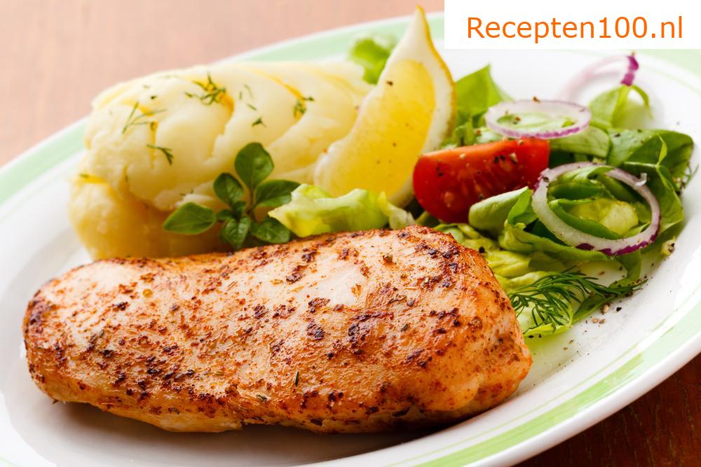 Kipfilet op prei