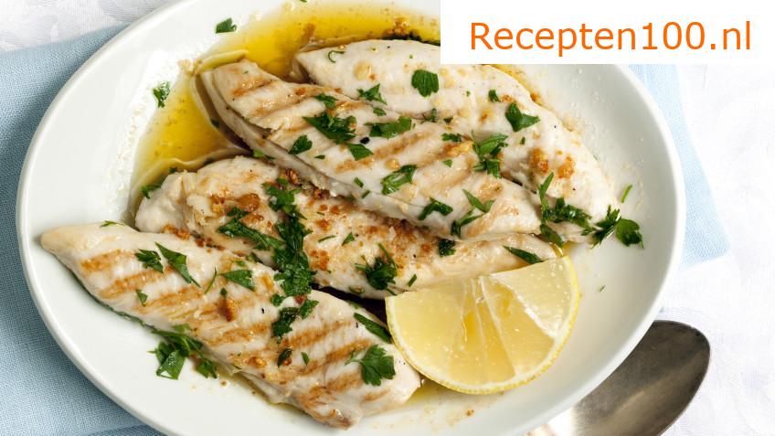 Kipfilets met citroenverbena en romige kerrierijst