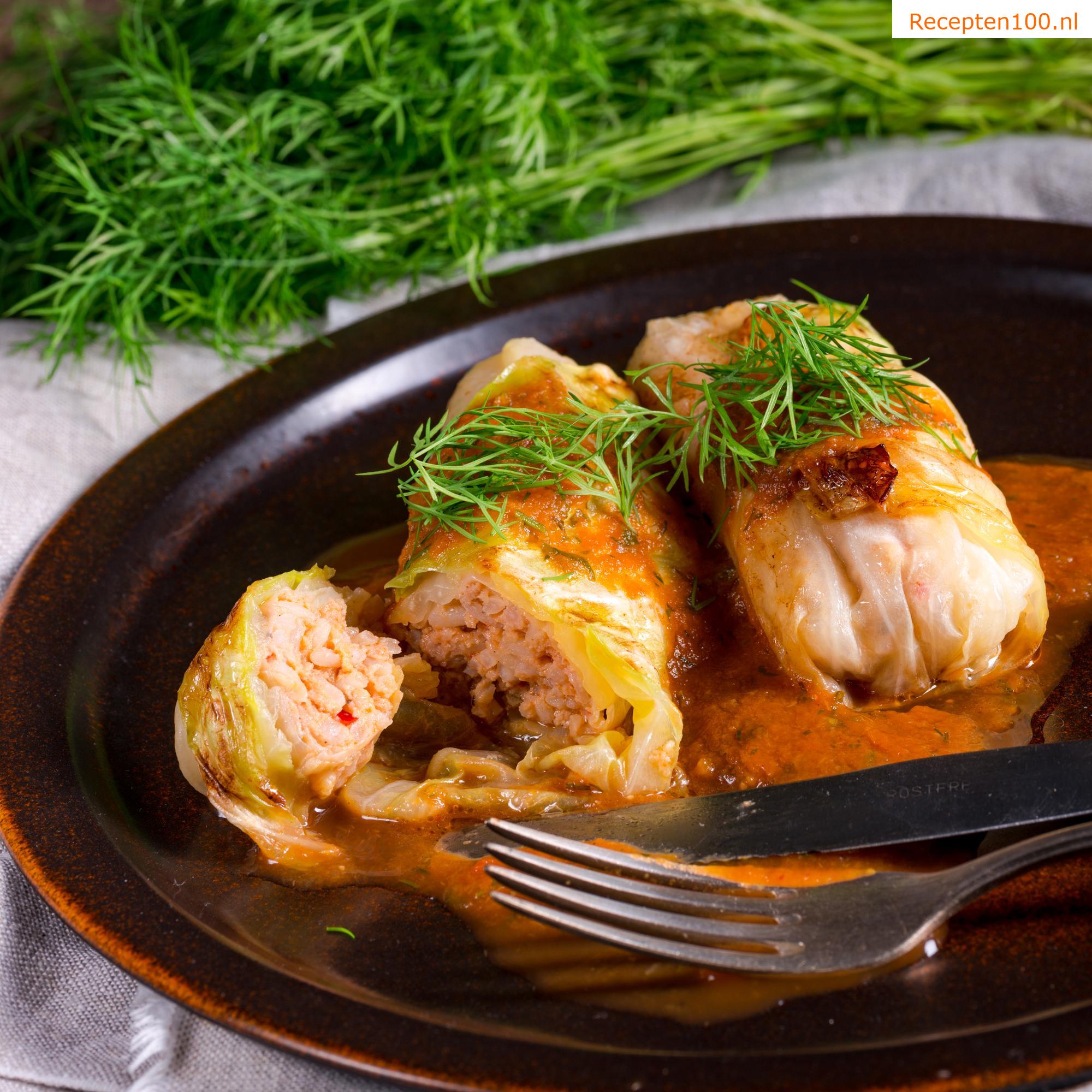 Koolgebakken loempia's