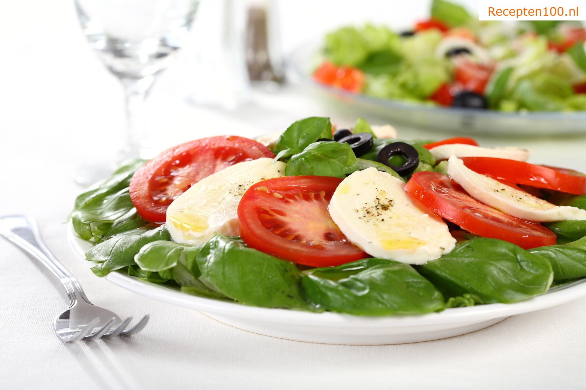 Mozzarella met tomaten