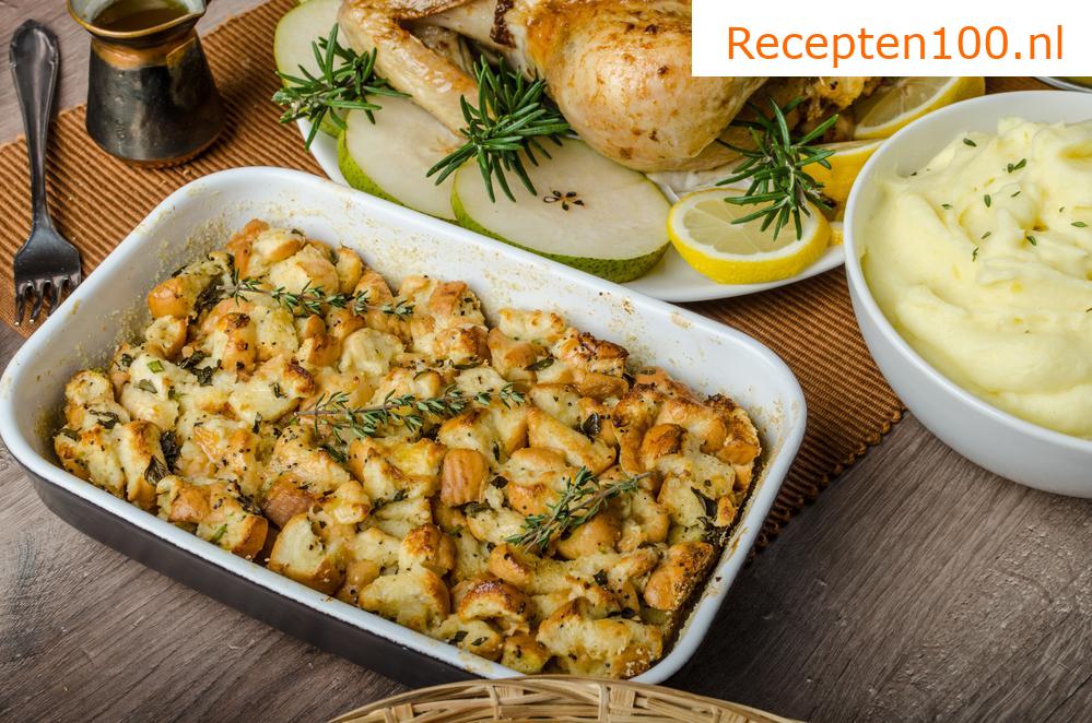 Paasvulling met gerookt vlees