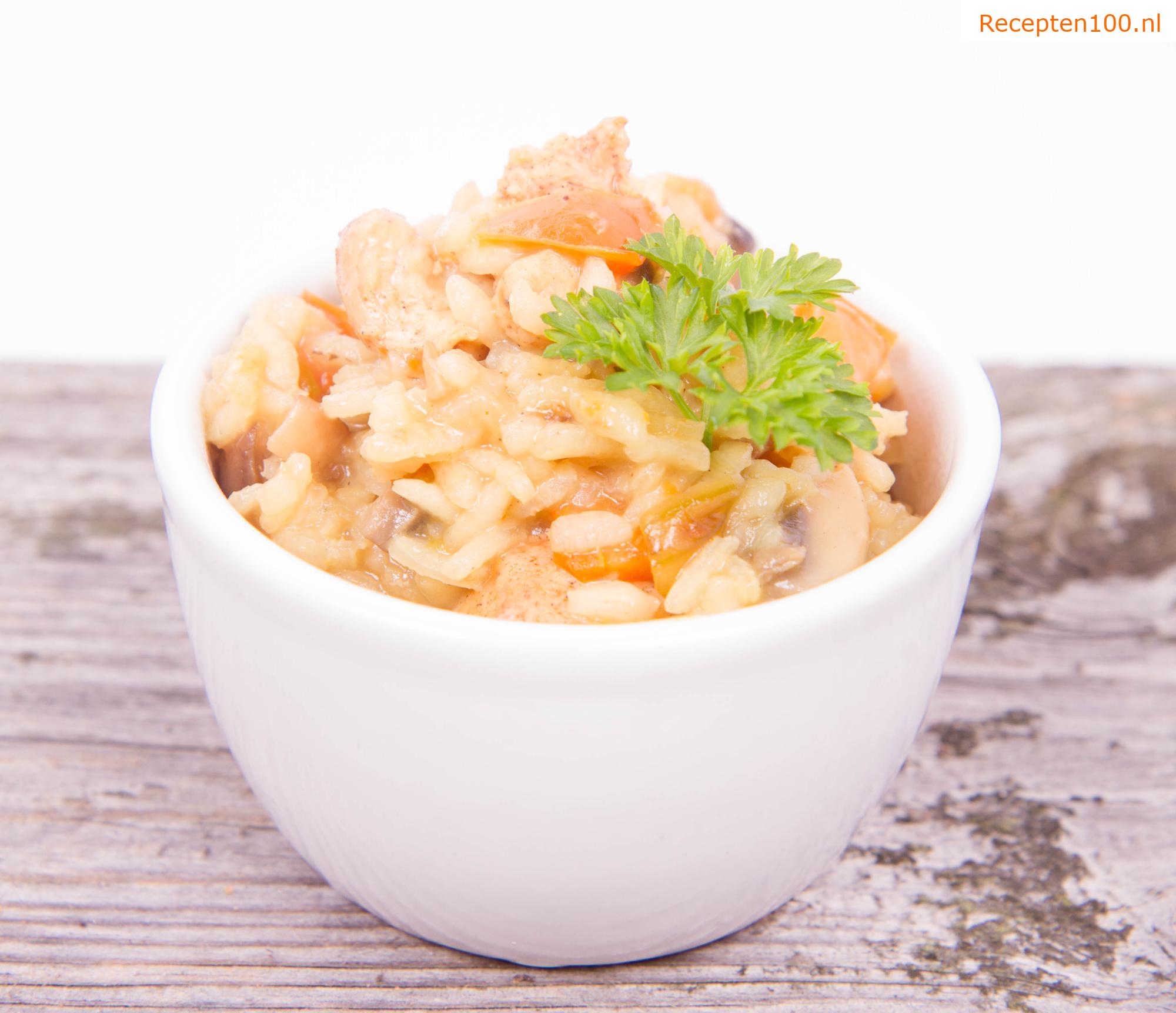 Risotto met kippenvlees