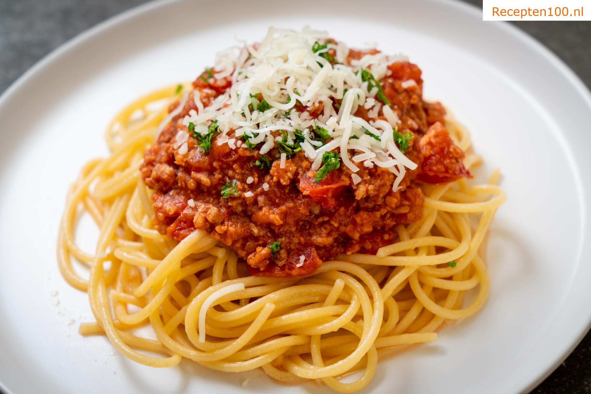 Spaghetti met gehakt