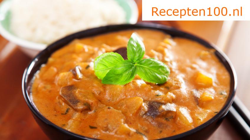 Viscurry met kokosmelk