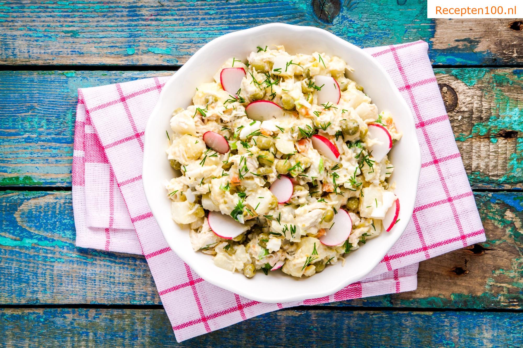 Zomerse aardappelsalade